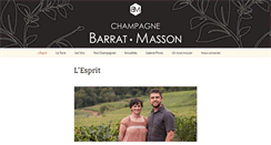 Desktop Screenshot of champagne-barrat-masson.com
